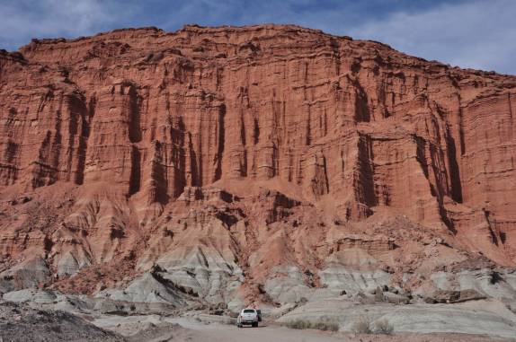 Los Colorados, a mais antiga formação rochosa do Parque Provincial Ischigualasto, na Argentina